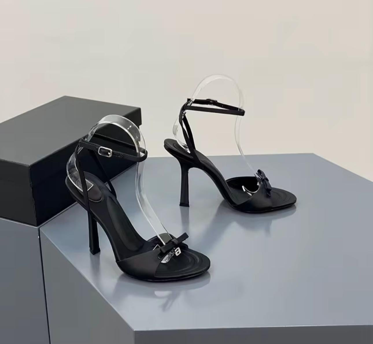 Ankle strap high heel