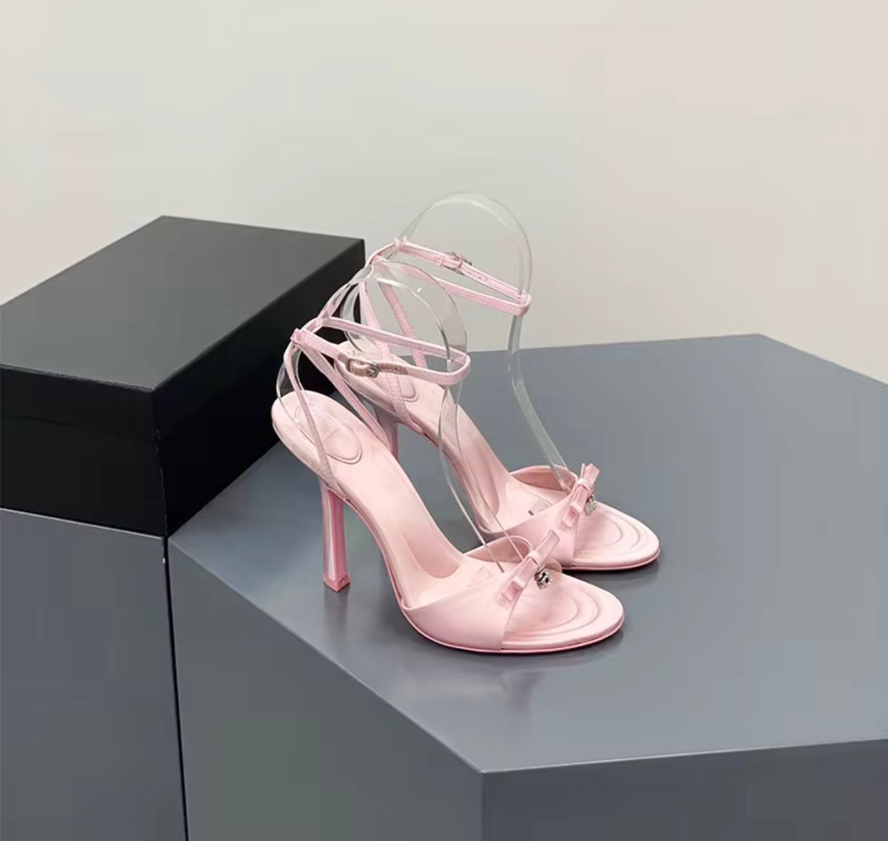 Ankle strap high heel