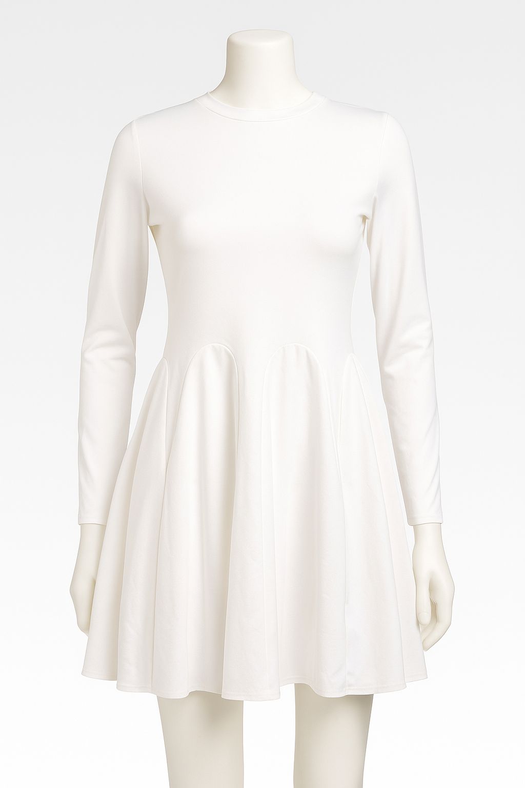 Full sleeves short dress