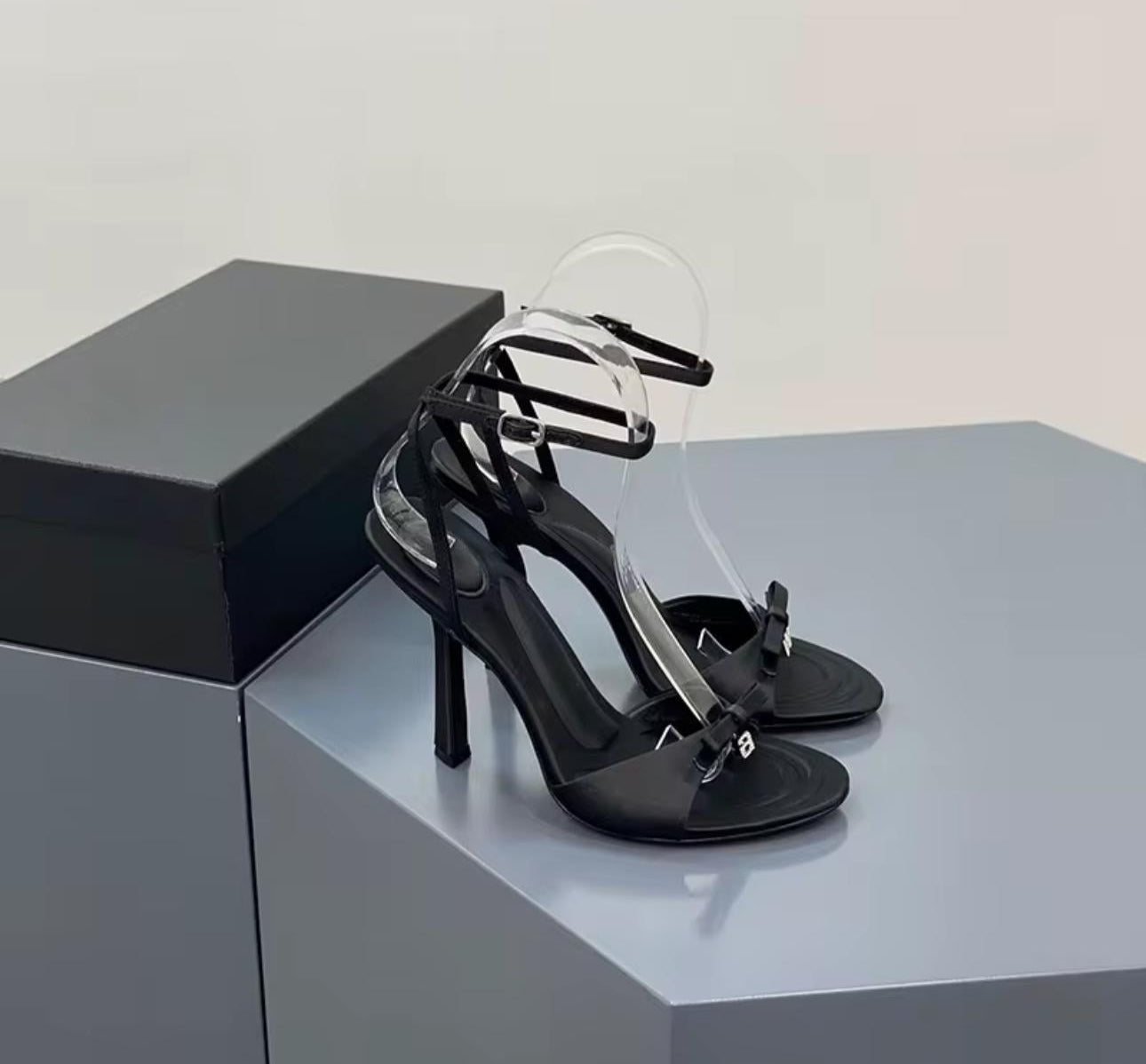Ankle strap high heel